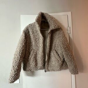 Divided Beige Sherpa Jacket